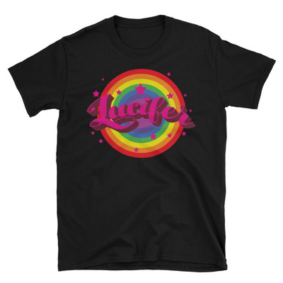 Lucifer parody unisex t-shirt