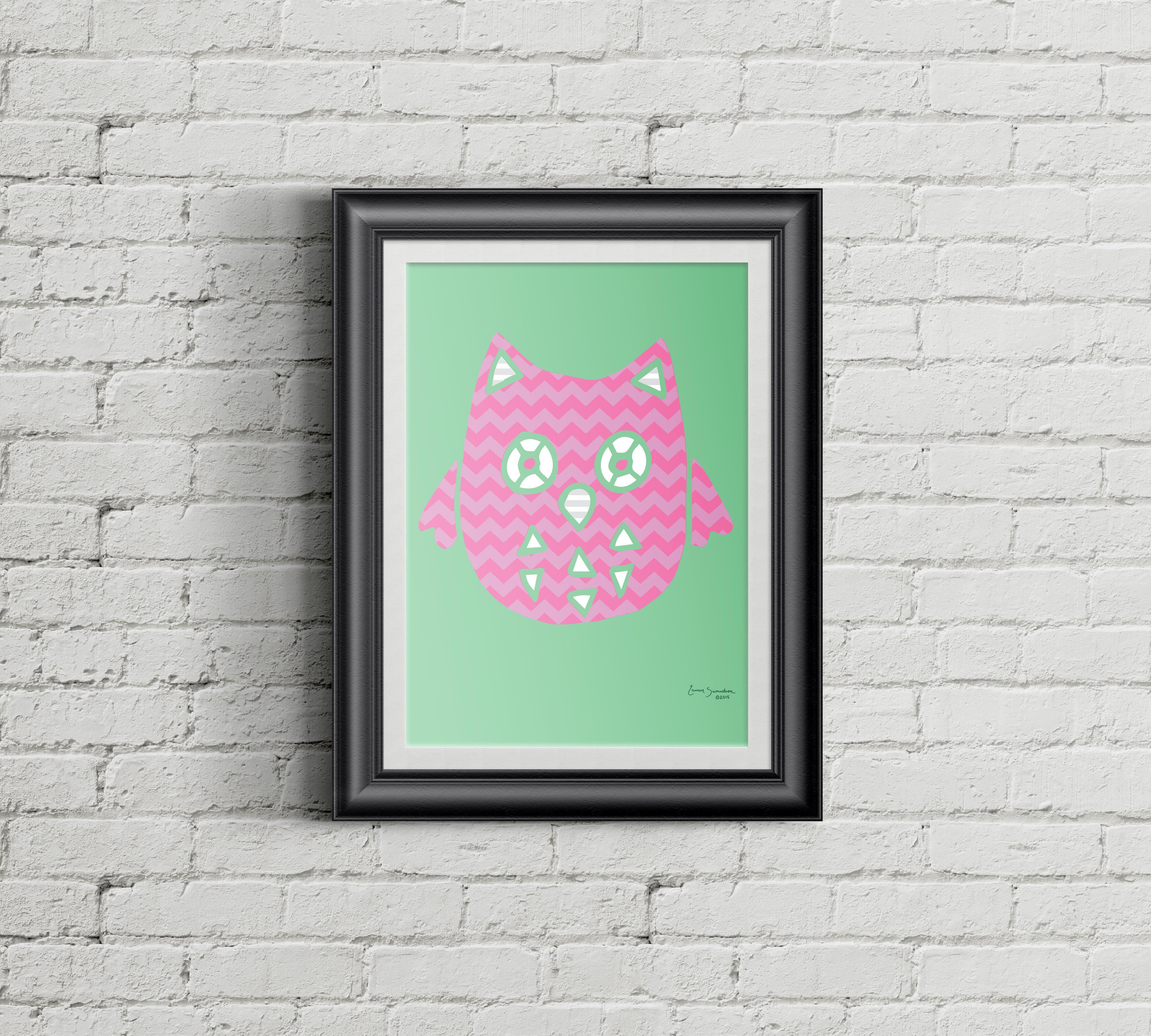 Image of Owl Print