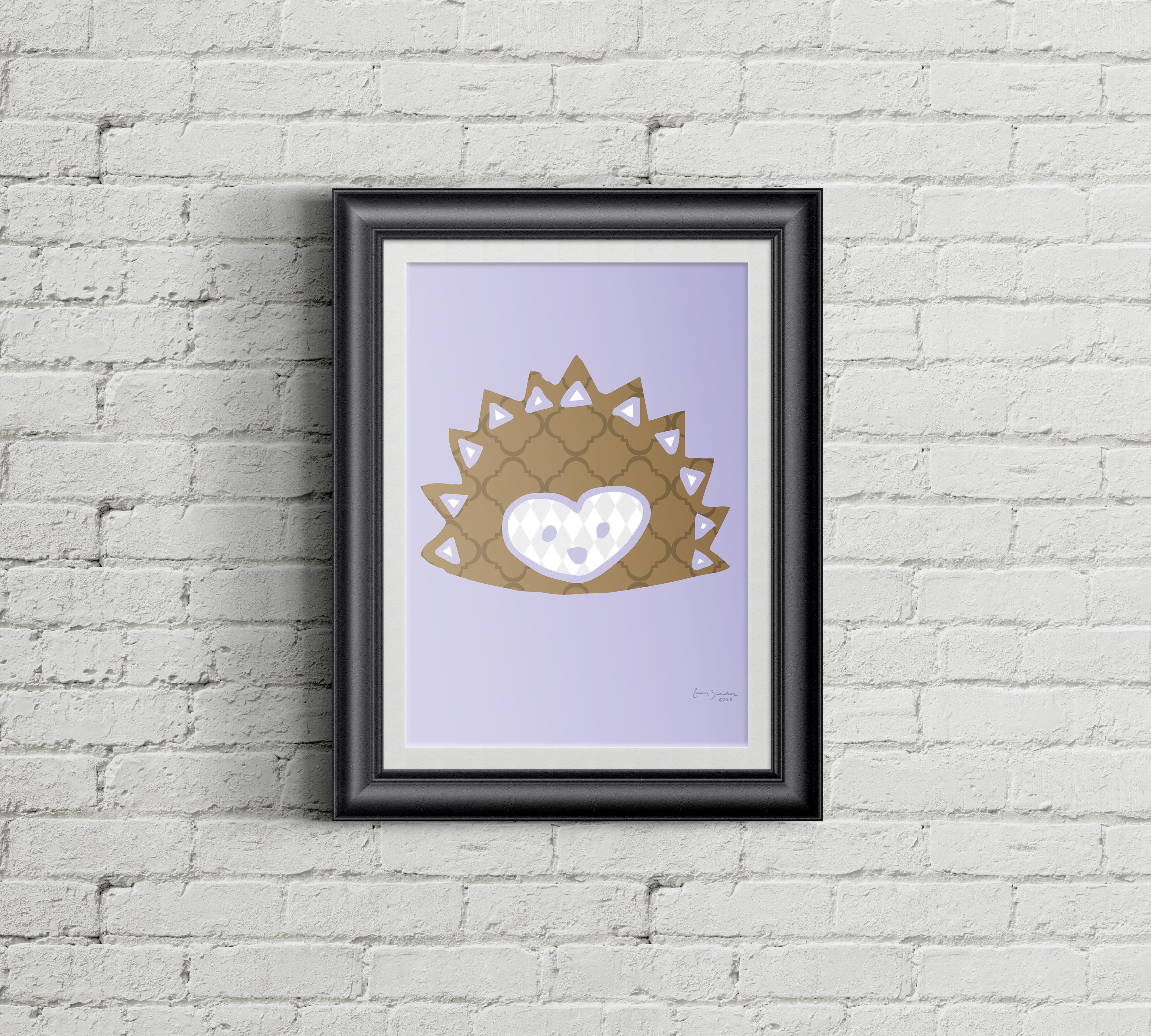 Image of Hedgehog Print