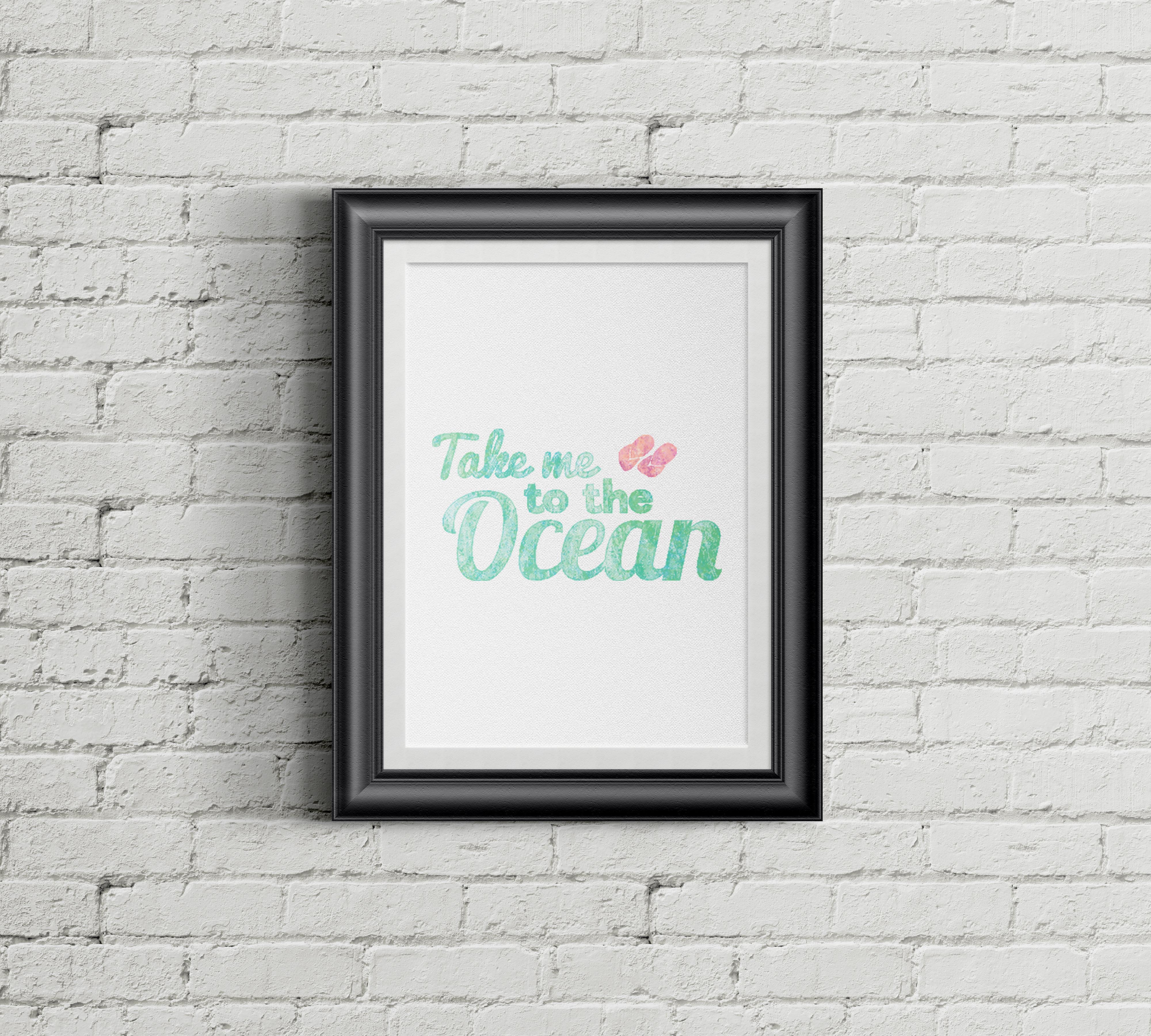 Image of Take Me To the Ocean Print