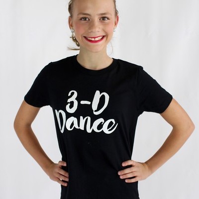 *black* sparkle tee (kid's and adult sizes)