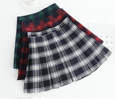 College Plaid Skirt