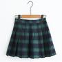 College Plaid Skirt-2