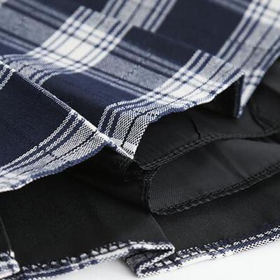 College plaid skirt