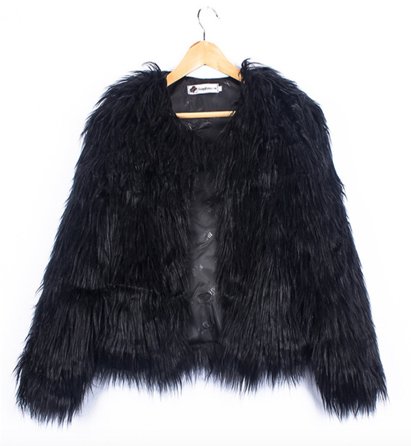Faux Fur Little Black Jacket 