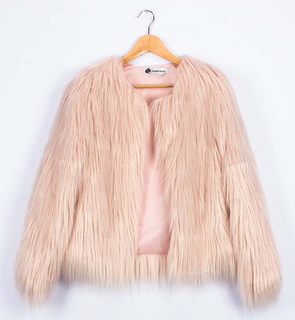 Faux Fur Think Pink Jacket 