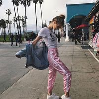 Satin Sweatpants - Thumbnail 1