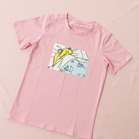 Sleepy Usagi-chan Tee - Thumbnail 2