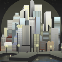 Castelia City Travel Poster