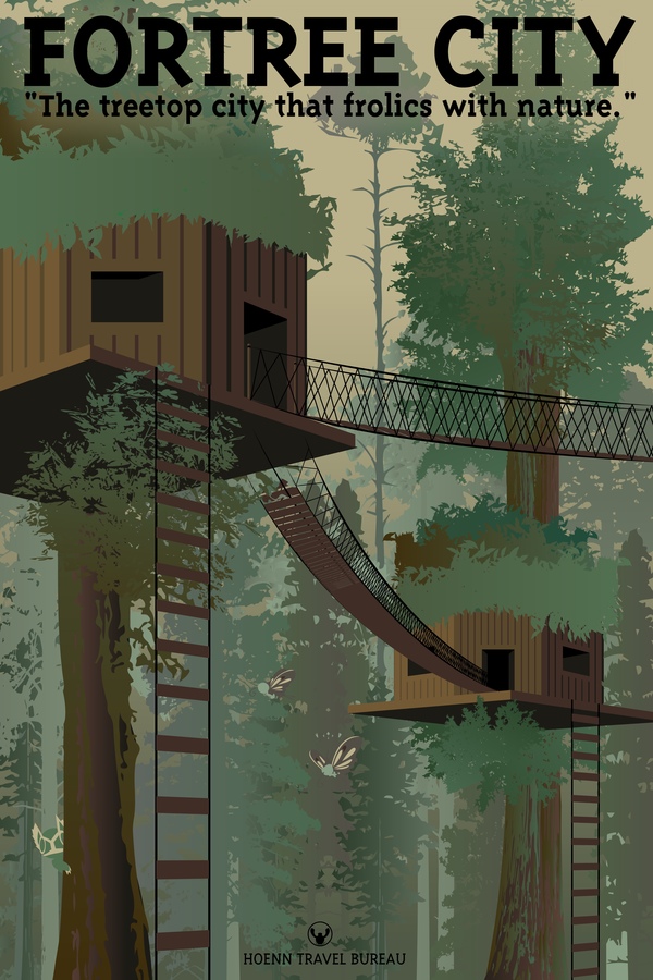 Fortree City Travel Poster