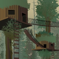 Fortree City Travel Poster