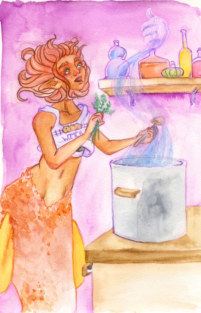 Hedge Witch Mermaid Print