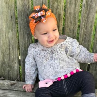 Pumpkin spice love folded flower