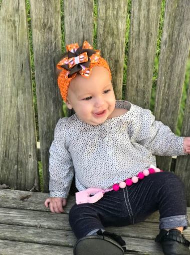 Pumpkin Spice Love Folded Flower