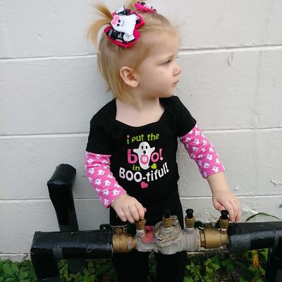 Boo!! pigtail pinwheel