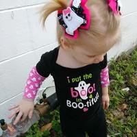 BOO!! Pigtail Pinwheel - Thumbnail 1