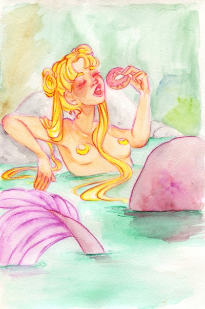 She's the One Merm Sailor Moon Print