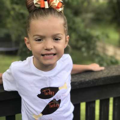 Pumpkins funky loop bow