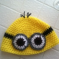 Dispicable Me Minion inspired beanie  - Thumbnail 1