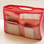 PINK COLOR Secret Organizer Bag Nylon Purse Nice to Insert Inside BAGS - Thumbnail 1