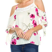 Peek-a-Boo Floral Top