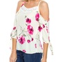 Peek-a-Boo Floral Top-1
