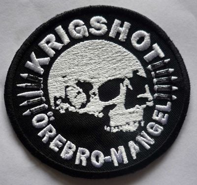 KRIGSHOT embroidered patch