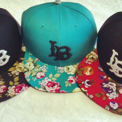 Lb floral snapback