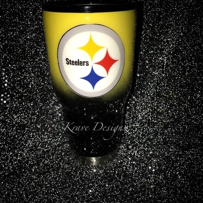 Pittsburgh steelers stainless steel tumbler