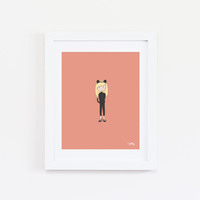 Dress Up Cat Print - Thumbnail 1