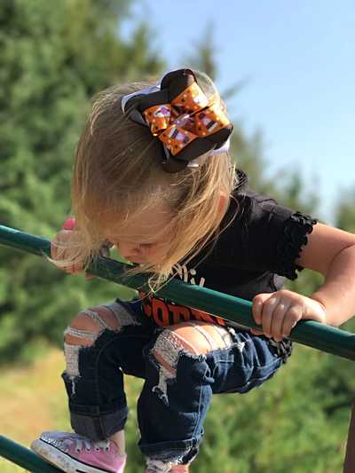 Pumpkin Spice Love The Ella Bow