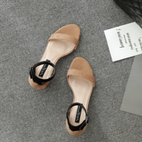 Comfortable suede hollow ladies high heels cool - Thumbnail 3