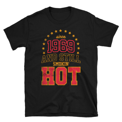 Born in 1969 unisex t-shirt