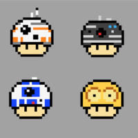 Mushroom Mashups - Star Wars Droids - Thumbnail 1