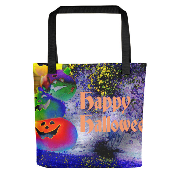 Stacked Halloween Pumpkins Tote bag