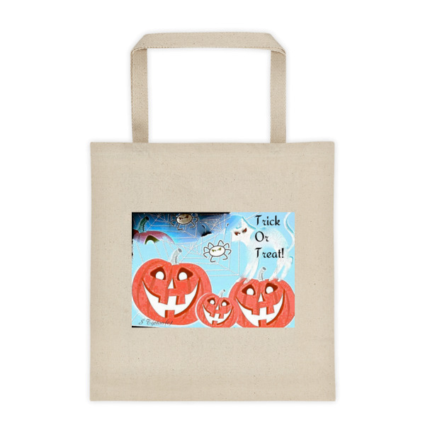 Trick or Treat Pumpkins and Cat Tote bag