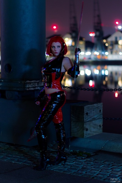 Blood Rayne Over my Shoulder A4 Signed Print