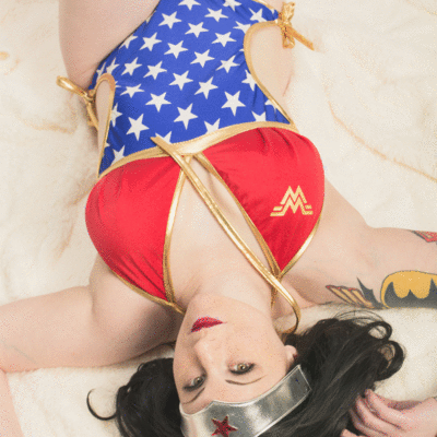 Wonder woman swimsuit 1 a4 print
