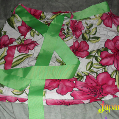 ❀floral mini skirt sz m❀
