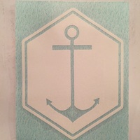 Anchor Logo Car Decal - Thumbnail 1
