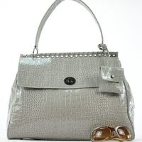 Large Faux Leather Bag - Thumbnail 1