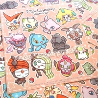 Mini Legendary Kiss-Cut Sticker Set - Thumbnail 1
