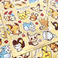 Pikachu and Friends Kiss-Cut Sticker Set - Thumbnail 1