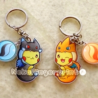 Pikazard 2-in-1 Keychain - Thumbnail 1