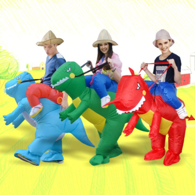 3 colors dinosaur costume adult inflatable costumes halloween funny party dress jumpsuit blown up