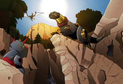 Transformers Animated - Dinobots