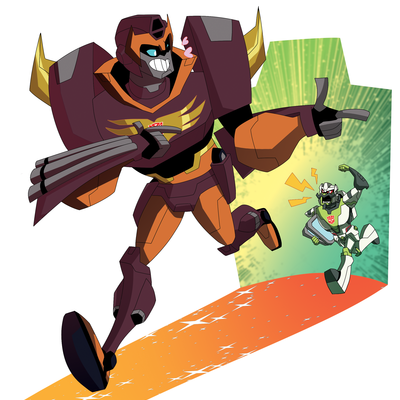 Transformers animated - can't catch me!
