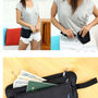 BEIGE & BLACK COLOR Organizer Travel Convenient Multiple Use Waist Bag - Thumbnail 3