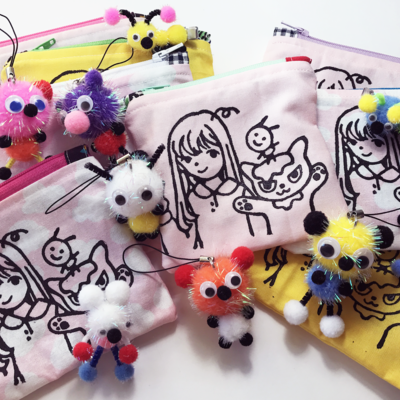 Handmade zipper pouch