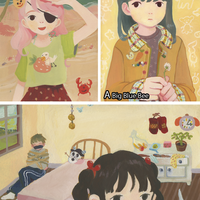 MINI-PRINTS (paintings) - Thumbnail 1